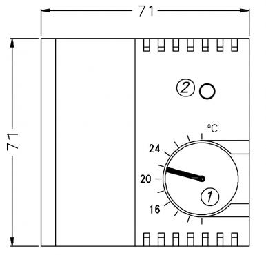 Thermostat Stuhl SR 20