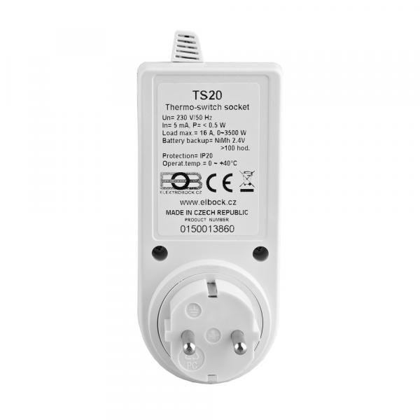 Digitaler Steckdosenthermostat TS20