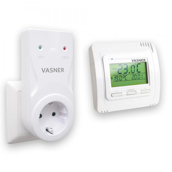 Funkthermostat Set VASNER VFTB mit Steckdosen Empfänger VAP